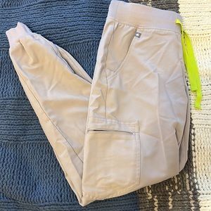 FIGS XS Jogger Scrub Pants NAVY NOT TAN